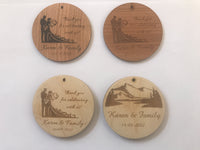Personalized Wooden Favors
