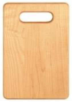 wooden maple cutting board.