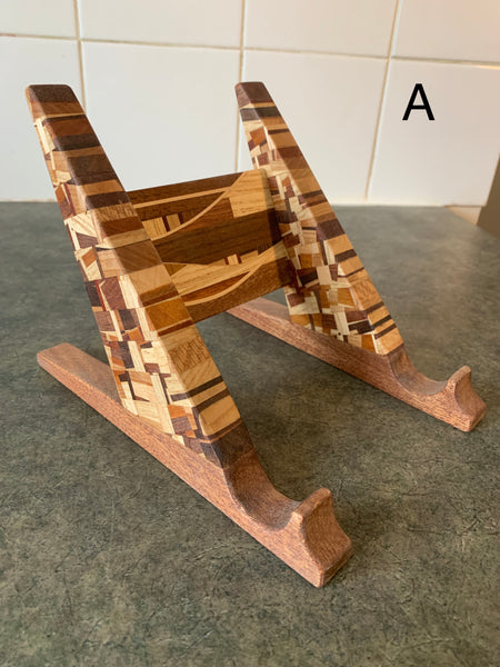  Solid wood stand made from exotic woods.